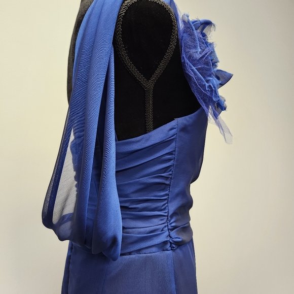 Jim Hjelm Blue Gown - Picture 3 of 12